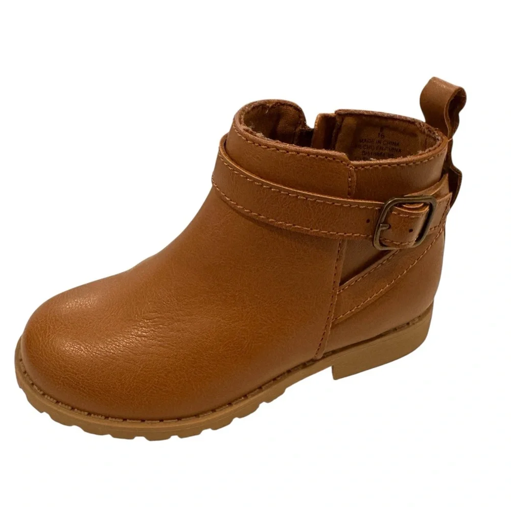 NWOT Old Navy Brown Zip Ankle Booties 9